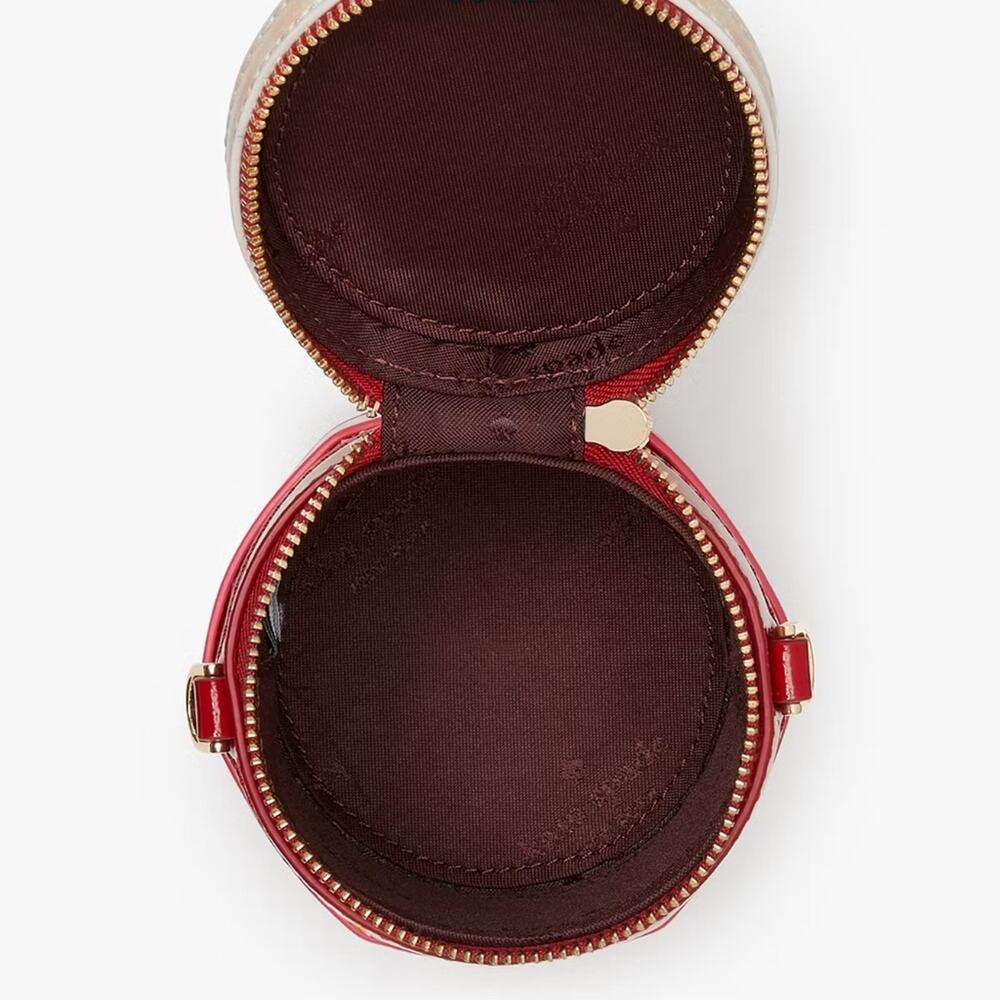 NWT Kate Spade Strawberry Dreams 3D Jam Crossbody/ Red-Gold - Picture 7 of 8